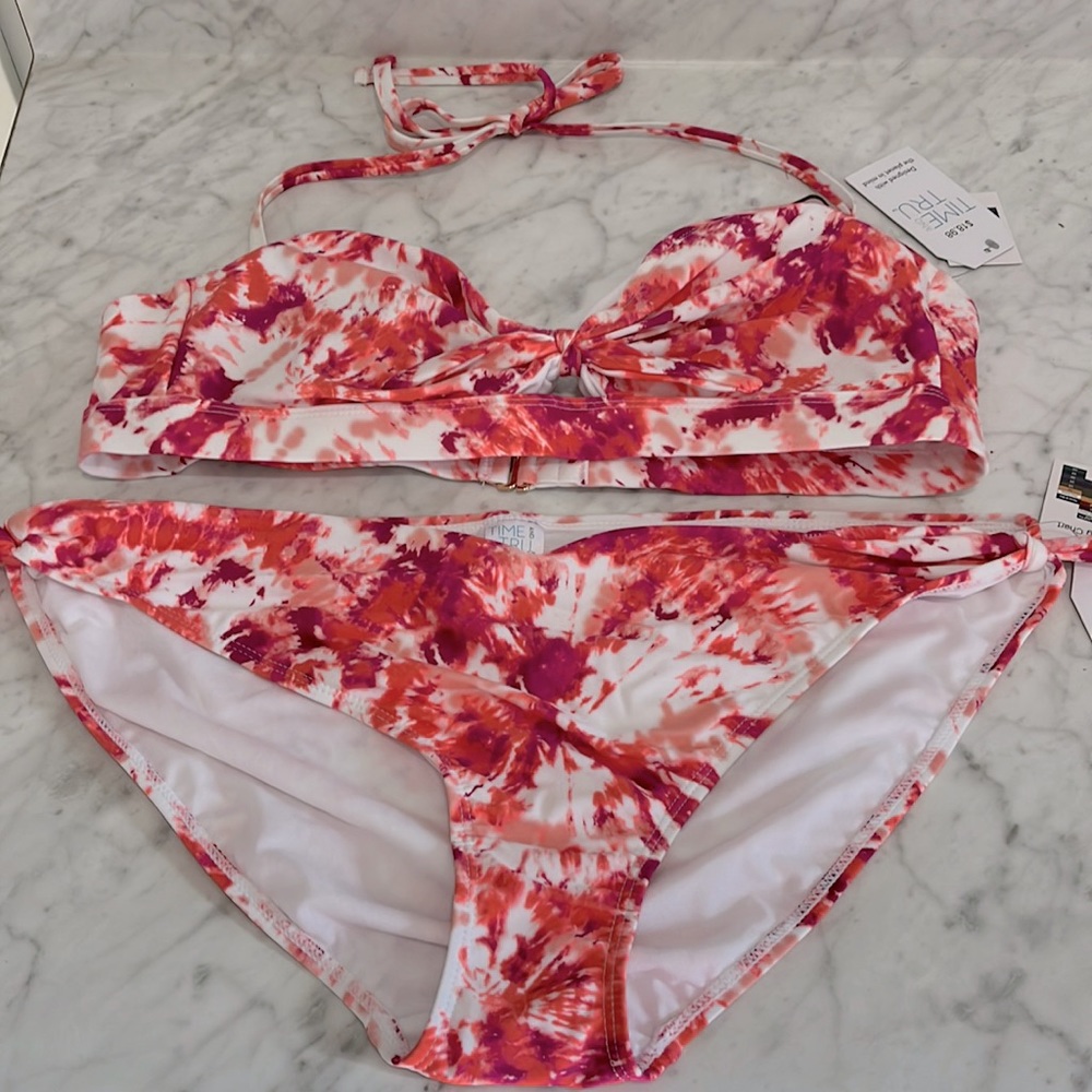 NWT tie dye bikini  XL